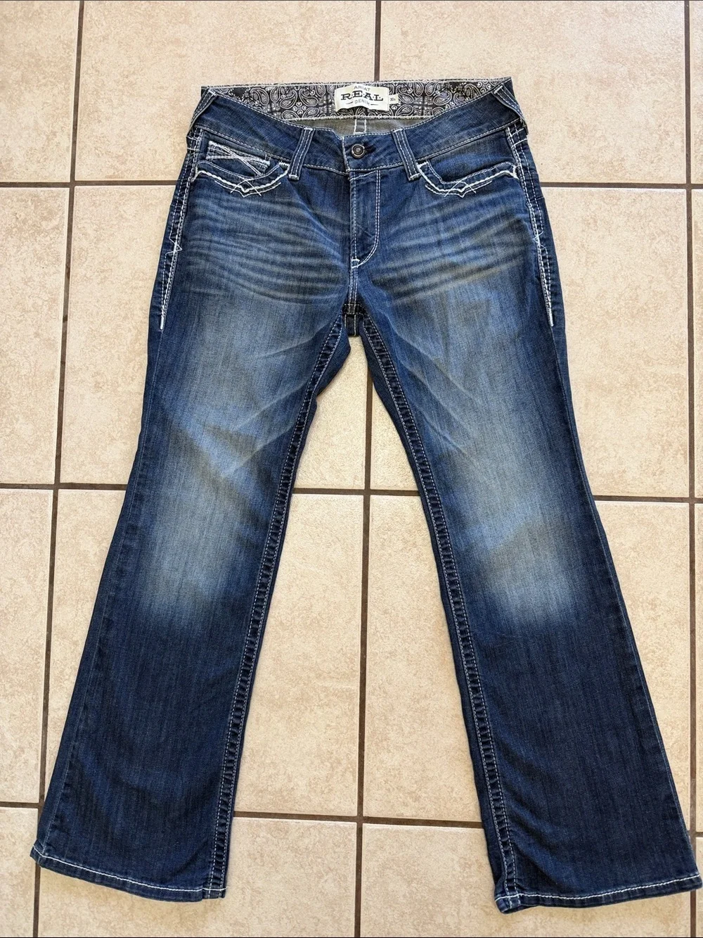 Ariat Dark Blue Flare Jeans